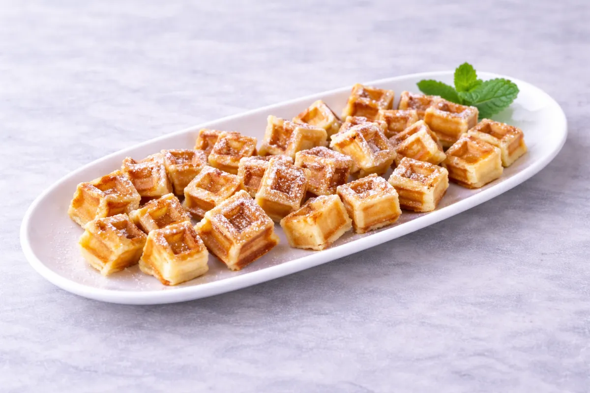 Waffel Kleingeschnitten