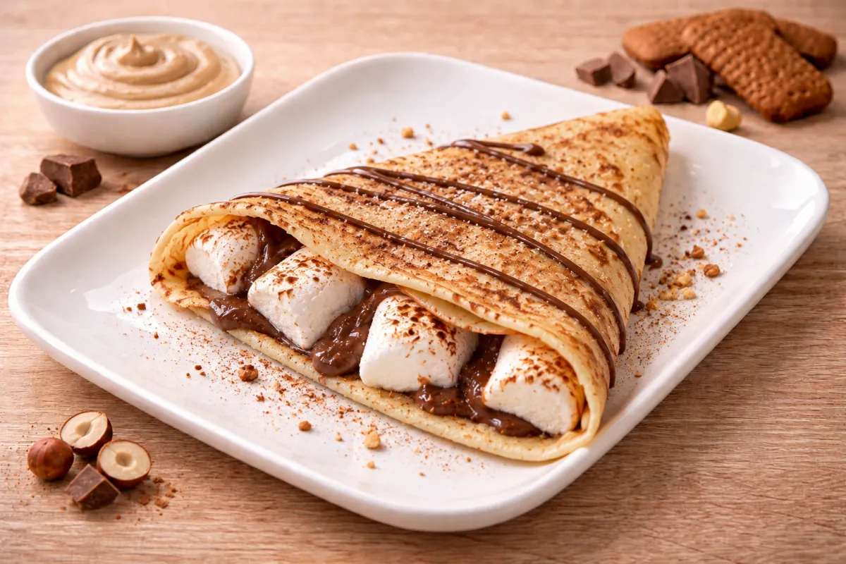 Nutella Marshmallow Crêpe